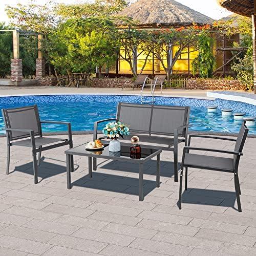 Elevate Our Outdoor Space: A Review of Vongrasig's Patio Set