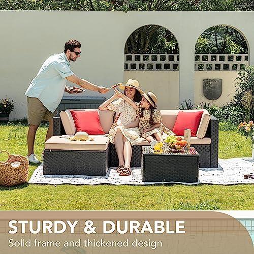 Exploring Comfort and Style with Devoko's 5-Piece Patio Set