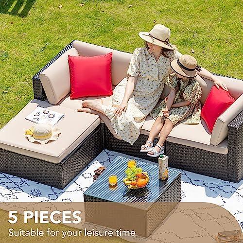 Exploring Comfort and Style with Devoko's 5-Piece Patio Set