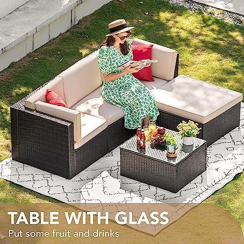 Exploring Comfort and Style with Devoko's 5-Piece Patio Set