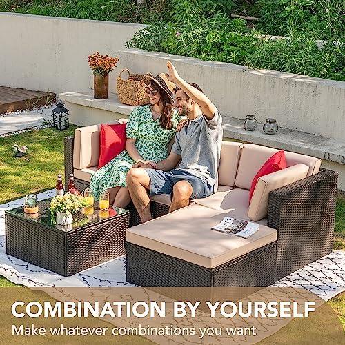 Exploring Comfort and Style with Devoko's 5-Piece Patio Set