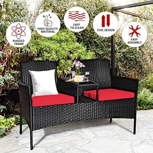 Transforming Our Outdoor Space with Tangkula's Wicker Set