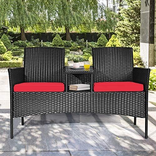 Transforming Our Outdoor Space with Tangkula's Wicker Set