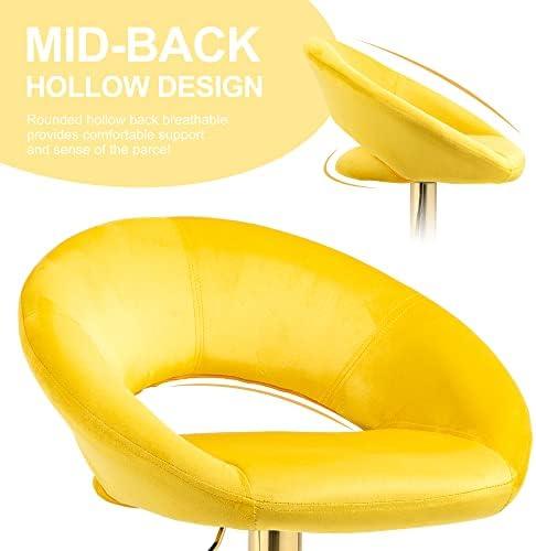 Elevate Our Space: Reviewing⁢ NORDICANA's⁤ Chic Yellow ⁣Bar Stools