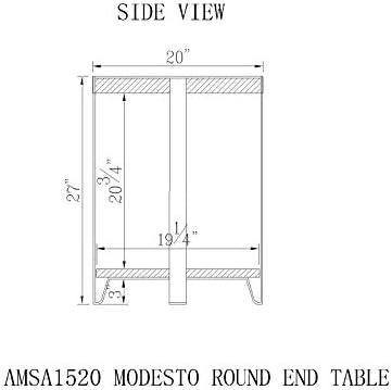 Exploring Alaterre's Modesto End Tables: Style Meets Function