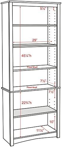 Elevate Our Space: A Review of Prepac's Chic 6-Shelf Bookcase