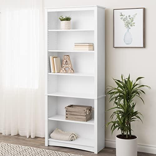 Elevate Our Space: A Review of Prepac's Chic 6-Shelf Bookcase