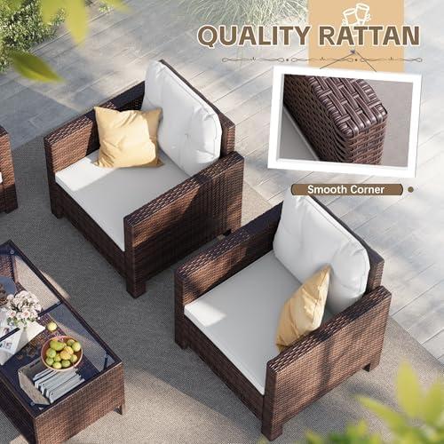 Transform Our Outdoor Spaces with Homall's Stylish Wicker Set