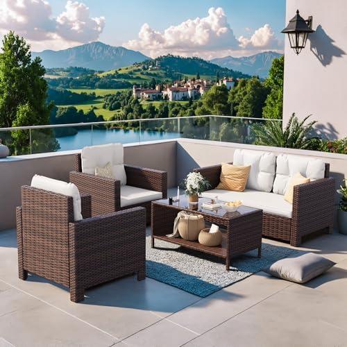 Transform Our Outdoor Spaces with Homall's Stylish Wicker Set