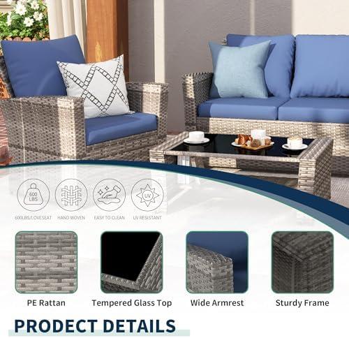 Transforming Our Outdoor Spaces: A Review of VONZOY's Wicker Set