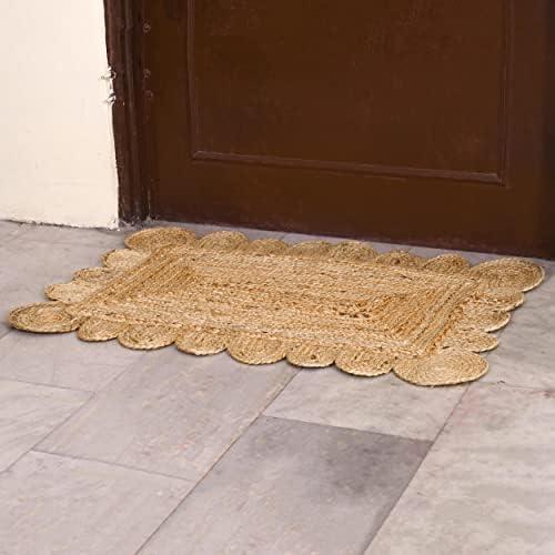 Discover the Charm of KLAVATE's Braided Jute Area ⁢Rug