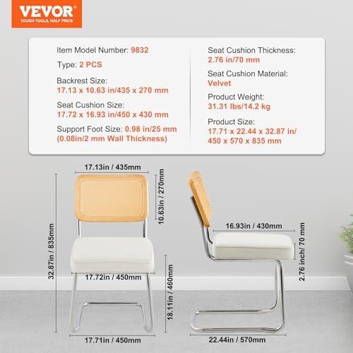 Elevate Our Space with VEVOR's Stylish Rattan Dining ‌Chairs