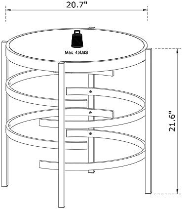 Elevate Our Space: A Review of SSLine's Luxe End Table