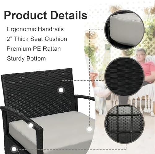 Enhancing Our Outdoor Oasis: A Look at PROHIKER's Rattan Set