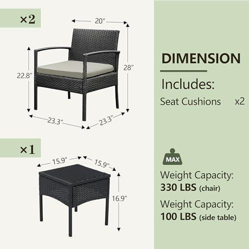 Enhancing Our Outdoor Oasis: A Look at PROHIKER's Rattan Set