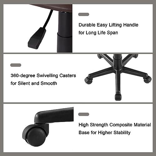 Discover Comfort and Versatility with VECELO's Armless Desk Stool