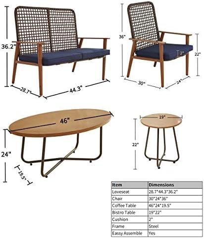 Discovering Comfort: Our Review of PatioFestival's 8-Piece Set