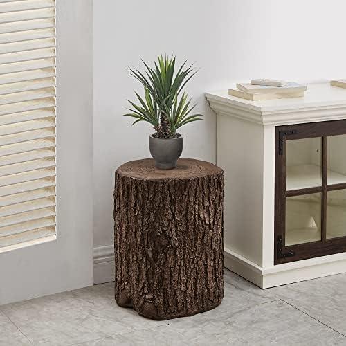 Discover the Charm of the Ball & Cast Faux Wood Stump Table