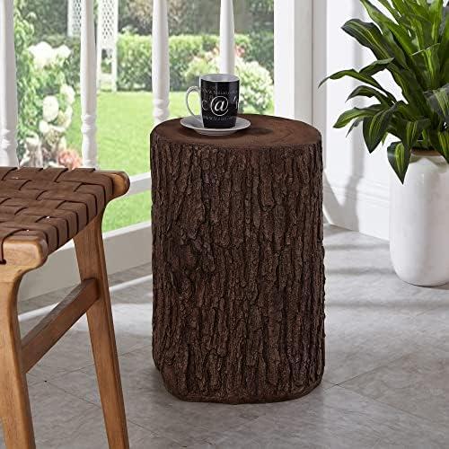 Discover the Charm of the Ball & Cast Faux Wood Stump Table