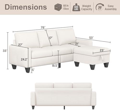 Discovering Comfort: Our Take on the 78'' Convertible Sofa