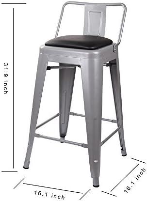 Experience Comfort and Style with GIA's 24-Inch Bar Stool