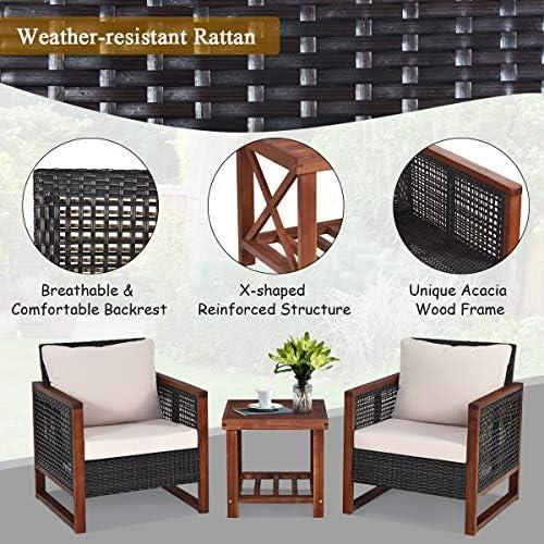 Transforming Outdoor Spaces: Our Take on Tangkula's Wicker Set