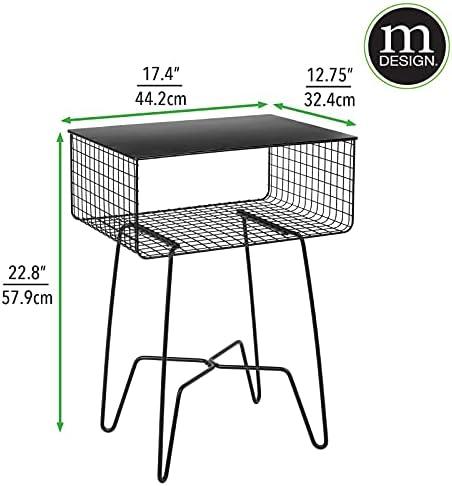 Exploring Style and Storage: Our Review of mDesign's Rustic Table