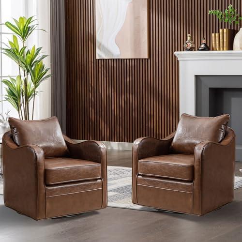 Cozy Elegance: Our Take on Simore Faux Leather Accent Chairs