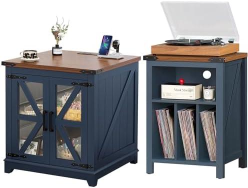 Exploring Style and Functionality: Our Review of the Blue Record Player Stand