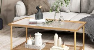 Elevate Your Space: Our Review of the Tangkula Glass Coffee Table