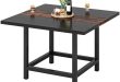 Discovering Functionality and Style: Our Review of LITTLE TREE’s Rustic Black Dining Table