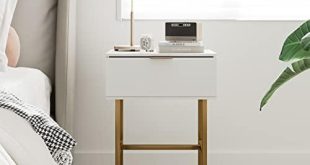 Stylish Storage: Our Review of the Masupu Gold Nightstand