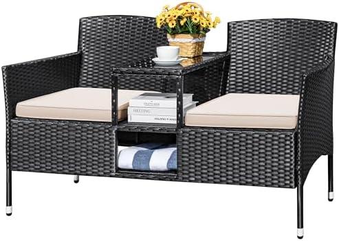 Creating Cozy Moments with the Devoko Patio Loveseat Set