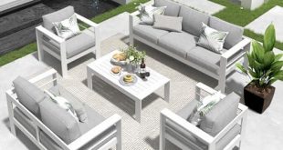 Elevate Our Outdoors: Solaste’s Stylish Aluminium Furniture Set