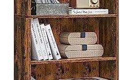 Discovering Rustic Charm: Our Review of the VASAGLE Bookshelf