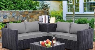 Transforming Our Outdoor Space: A Review of the 4-Piece Rattan Set