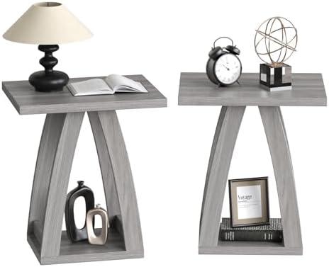 Enhancing Our Space: A Review of the FROMJBEST Side Table Set