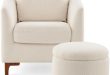 Discover Comfort and Style with COLAMY’s Cream Accent Chair Set