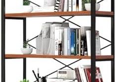 Exploring the Charm of Our 5-Tier Industrial Bookshelf