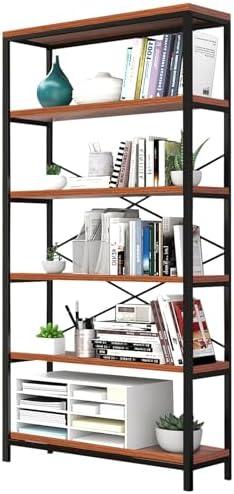 Exploring the Charm of Our 5-Tier Industrial Bookshelf