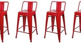 Elevate Our Space: A Review of GIA’s Sleek Red Bar Stools