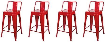 Elevate Our Space: A Review of GIA’s Sleek Red Bar Stools