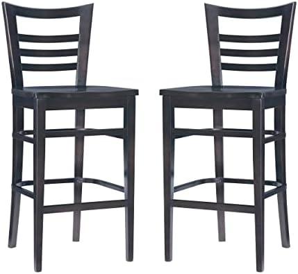 Elevate Our Space with Edgewood Dark Brown Bar Stools Review