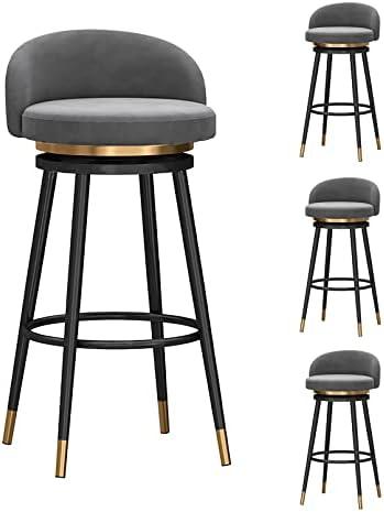 Elevate Our Home Bar Experience with YDkjwjw Velvet Stools