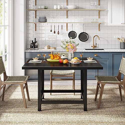 Discovering Functionality ⁣and Style: Our Review of LITTLE TREE's Rustic Black Dining Table