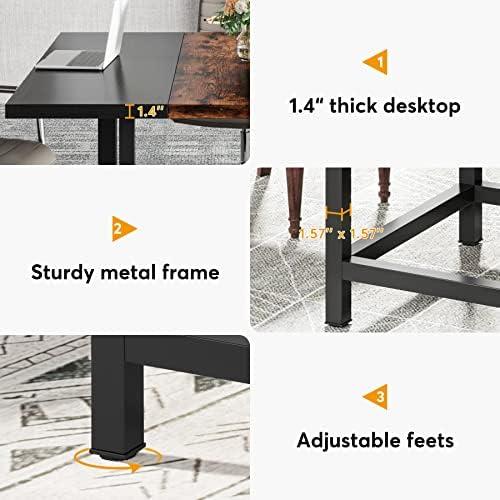 Discovering Functionality and Style: ⁤Our Review ⁣of LITTLE TREE's Rustic Black Dining Table