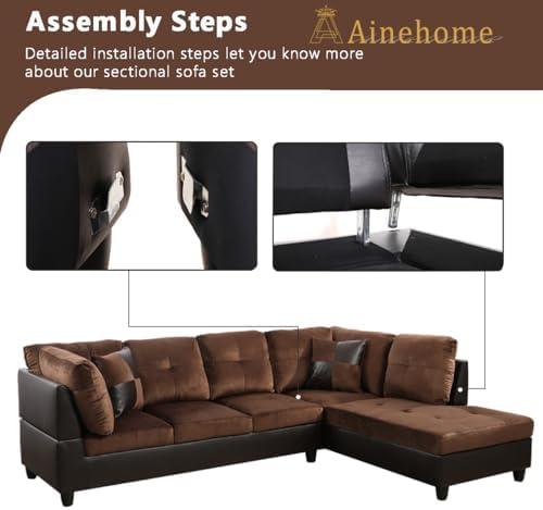 Cozy Comfort: Our Review of Ainehome's L-Shape Sofa Set