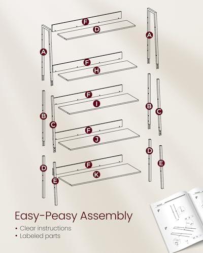 Exploring the Versatility of VASAGLE's Sturdy Bookshelf