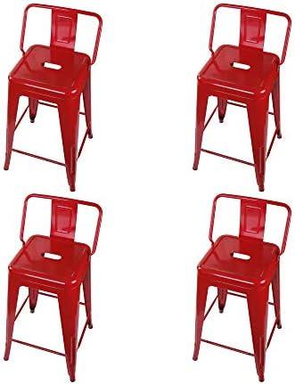 Elevate Our Space: A Review of GIA's Sleek Red Bar Stools