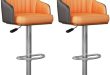 Stylish Seating: Our Review of the Orange PU Leather Bar Stools